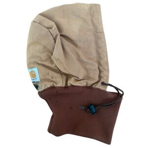 Carhartt Vintage Brown Canvas Arctic Duck Hood with Drawstring